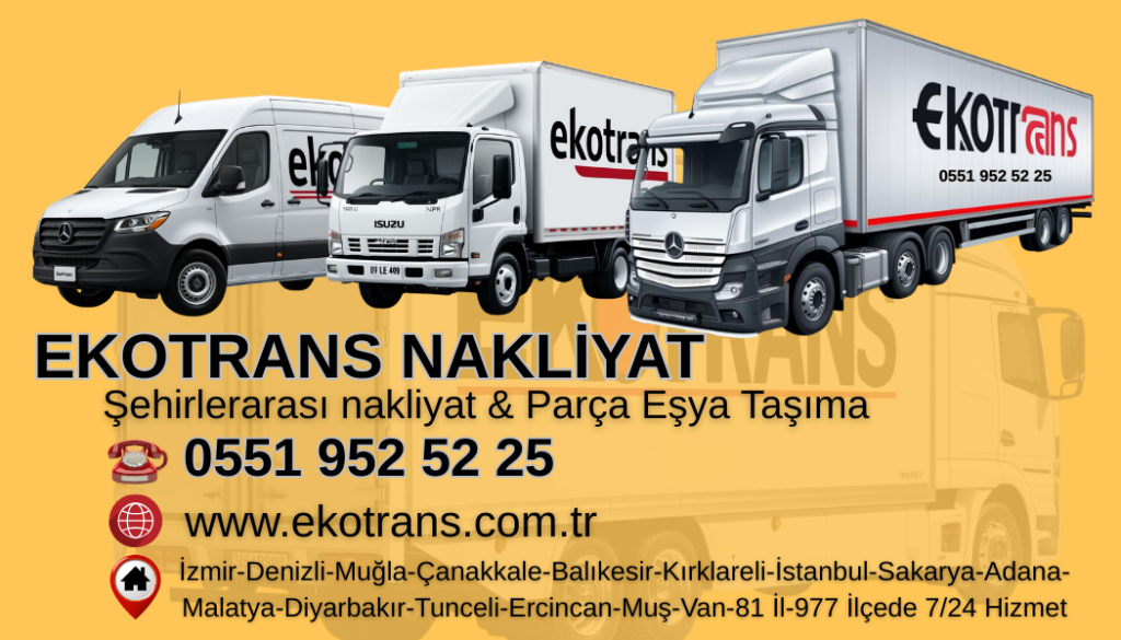 Kamyonet, Kamyon ve Tır Kiralama şirkeri EkoTrans 0551 952 52 25